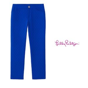 Lilly Pulitzer Royal Blue Kelly Trousers